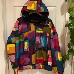 Westbeach Women's Geometric Pattern Winter Ski Coat Jacket Boarding